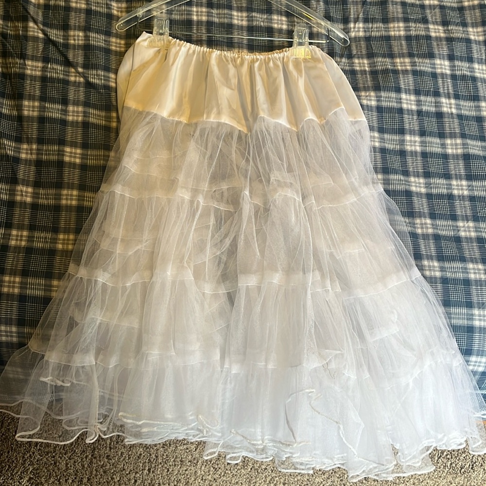 White petticoat, worn once